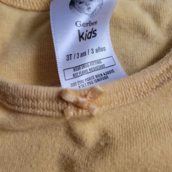 2 Pairs Girl's Size 3T Gerber Deer Pajamas - Picture 4 of 5